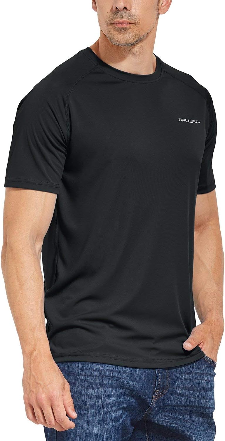 Baleaf Daily repeated use trusted quality Men's Sun Protection Shirts UV SPF UPF 50+ Long Sleeve Rash Guard Fishing Running Quick Dry Lightweight Field tested quality - Image 2