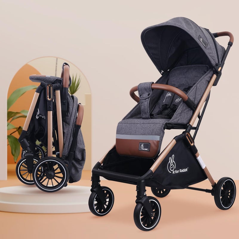R for Rabbit Street Smart Auto Fold Baby Stroller - Image 1