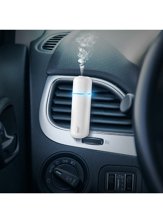 Y&D Car Aromatherapy Diffuser (Essential Oil Compatible), Mini USB 2-LED Color Changing Humidifier, Portable Scent Diffuser for Car, Home Office & Bedroom - Image 3