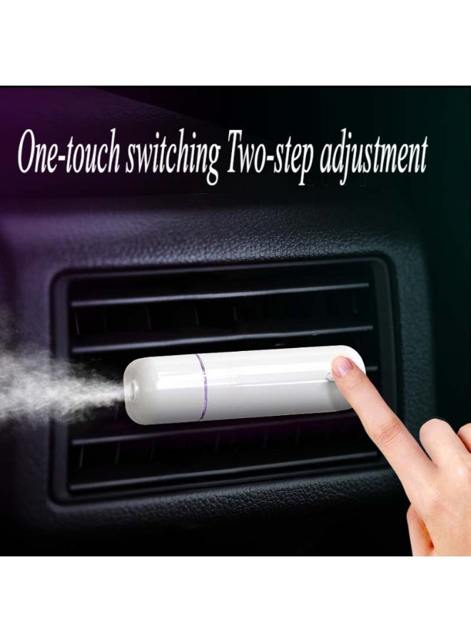 Y&D Car Aromatherapy Diffuser (Essential Oil Compatible), Mini USB 2-LED Color Changing Humidifier, Portable Scent Diffuser for Car, Home Office & Bedroom - Image 2