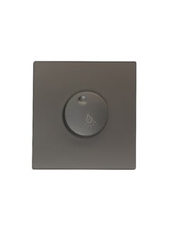 Donmarco Light Dimmer Switch 1000W – Ultra Thin Glass, Adjustable Brightness Control, Modern & Durable, Fire-Resistant Electric Switch, 3-Year Warranty, Wall Switch for Home and Office (Matt Grey)  - Image 1