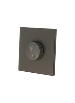 Donmarco Light Dimmer Switch 1000W – Ultra Thin Glass, Adjustable Brightness Control, Modern & Durable, Fire-Resistant Electric Switch, 3-Year Warranty, Wall Switch for Home and Office (Matt Grey)  - Image 2