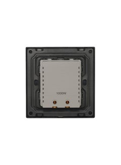 Donmarco Light Dimmer Switch 1000W – Ultra Thin Glass, Adjustable Brightness Control, Modern & Durable, Fire-Resistant Electric Switch, 3-Year Warranty, Wall Switch for Home and Office (Matt Grey)  - Image 4