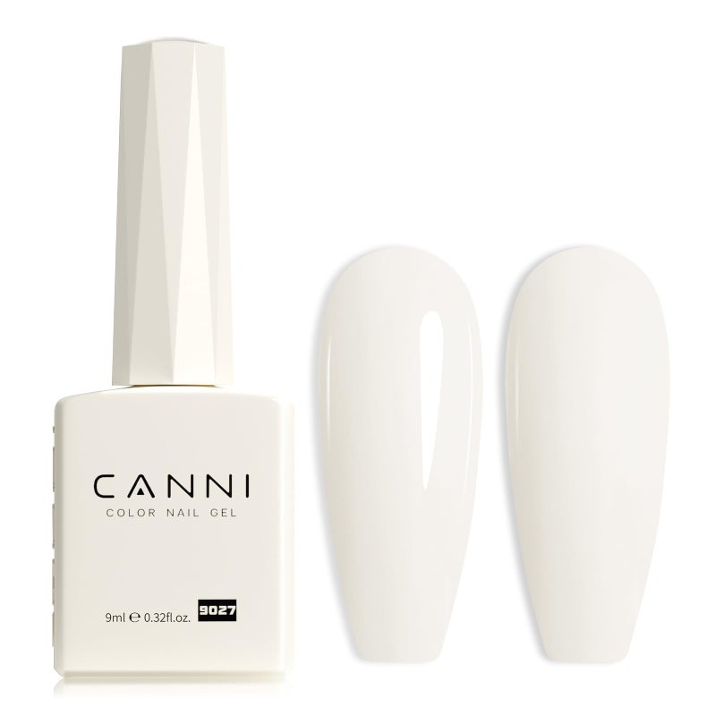 CANNI Milky Gel Nail Polish, 1Pcs White Gel Polish Color High Gloss Soak Off UV Nail Manicure Salon DIY - Image 1