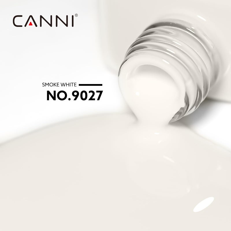 CANNI Milky Gel Nail Polish, 1Pcs White Gel Polish Color High Gloss Soak Off UV Nail Manicure Salon DIY - Image 2