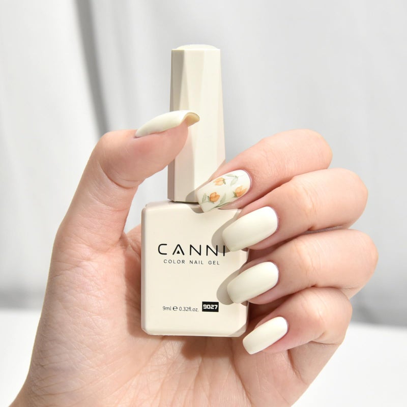 CANNI Milky Gel Nail Polish, 1Pcs White Gel Polish Color High Gloss Soak Off UV Nail Manicure Salon DIY - Image 5