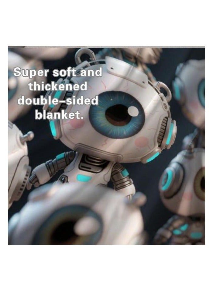 general Flannel thin blanket (warm and comfortable, suitable for sleep, gaming, dust removal and sandproof) 150cm*200cm - 541 - Image 5