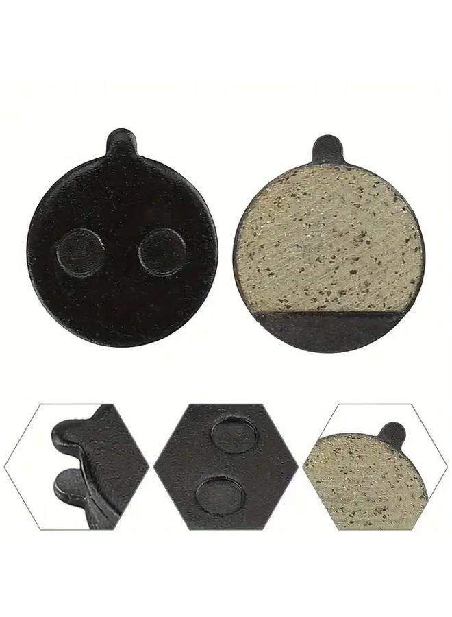Scooter Mountain Bike Replacement Disc Brake Pads 8 Packs Durable Resin Black - Image 2