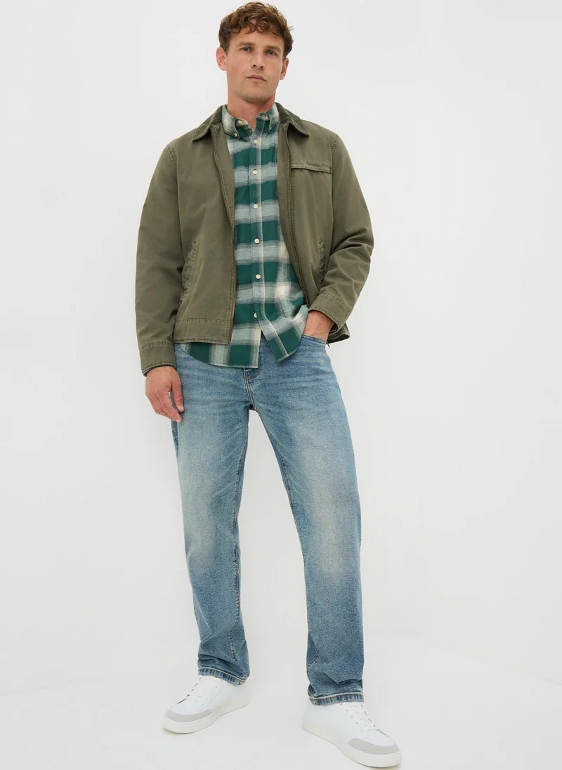 Matalan Green Check Flannel