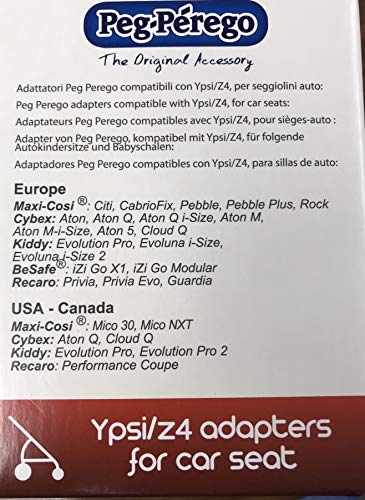 Peg Perego Car Seat Adapter for Ypsi - Accessory - Grey - Image 3