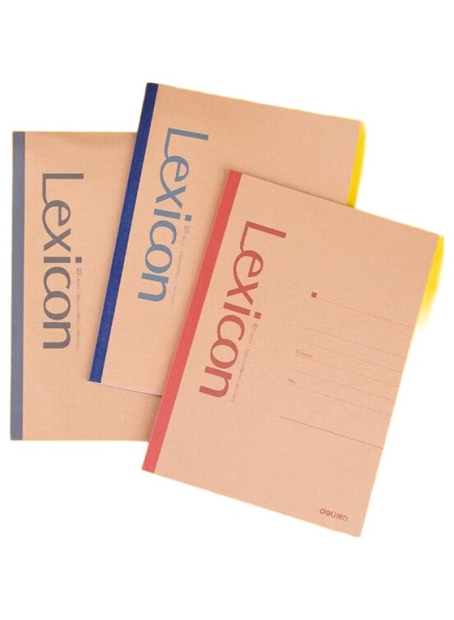 Deli 12 Packs B5/40 Sheets Kraft Paper Wirebound Soft Cover Notebooks, Work Journals, Stationery Office Supplies 7641 - Image 1