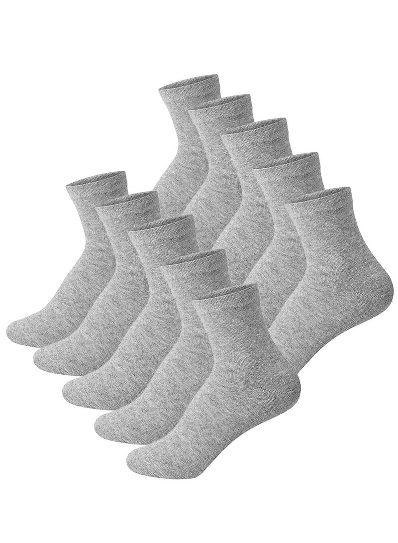 MIZAJIC Men's Socks 10 Pairs (Small) Breathable Soft Athletic Crew Socks Moisture-Wicking Odor-Proof Suitable for Work and Casual Wear Comfortable Socks - Image 1