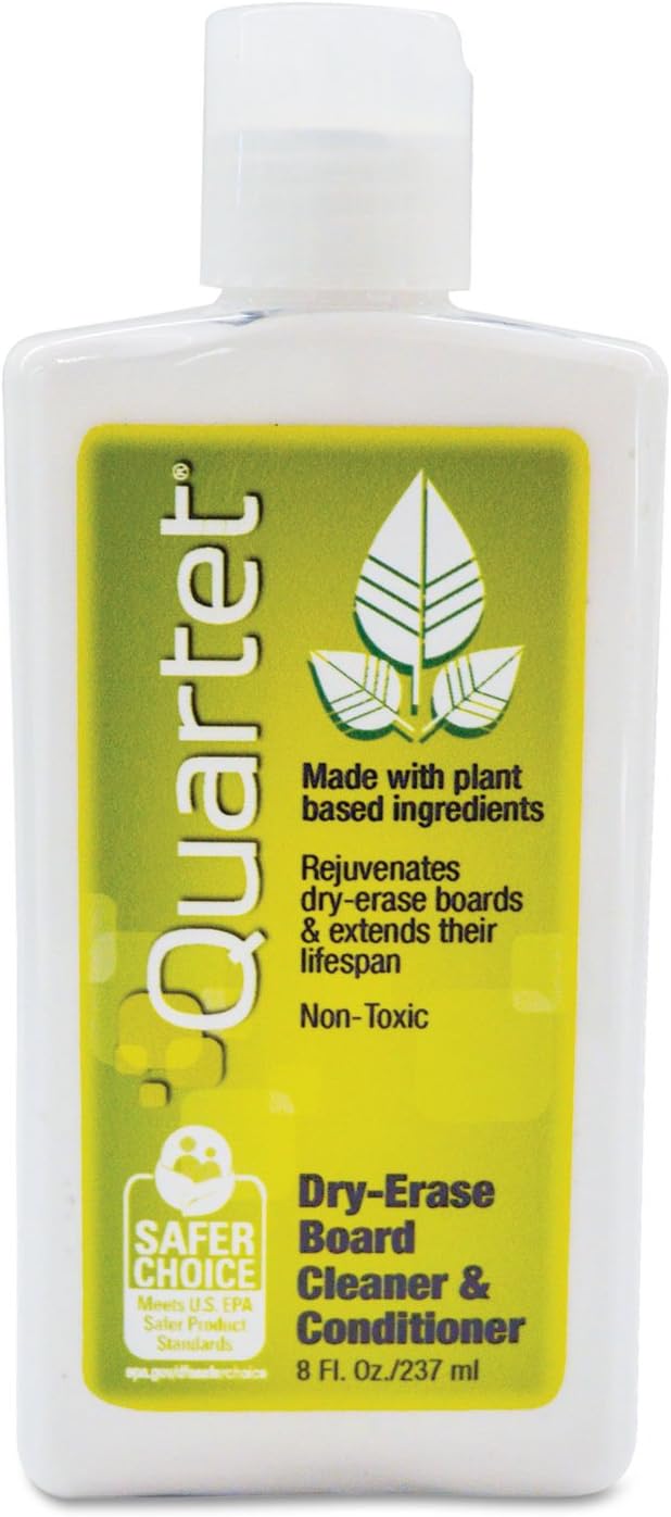 Quartet 551 Whiteboard ConditionerCleaner for Dry Erase Boards 8 oz Bottle - Image 1
