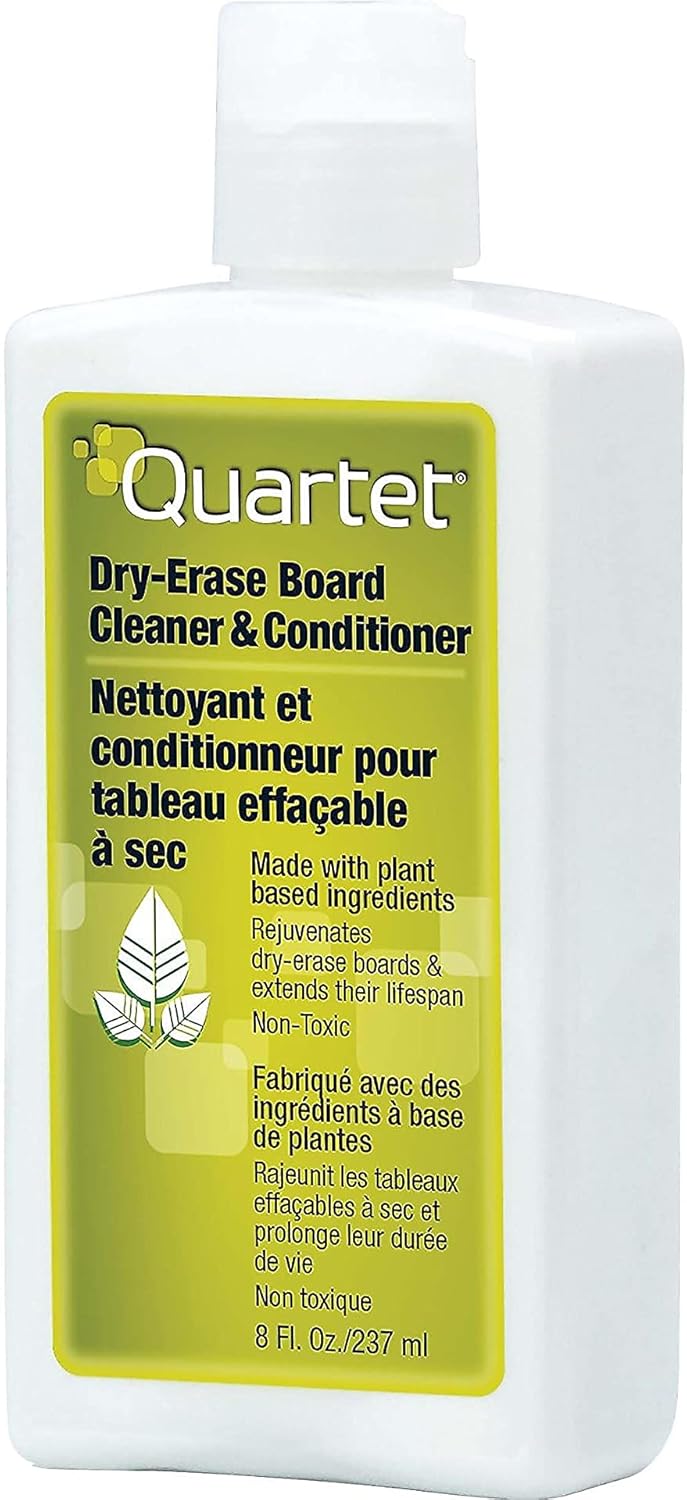 Quartet 551 Whiteboard ConditionerCleaner for Dry Erase Boards 8 oz Bottle - Image 2