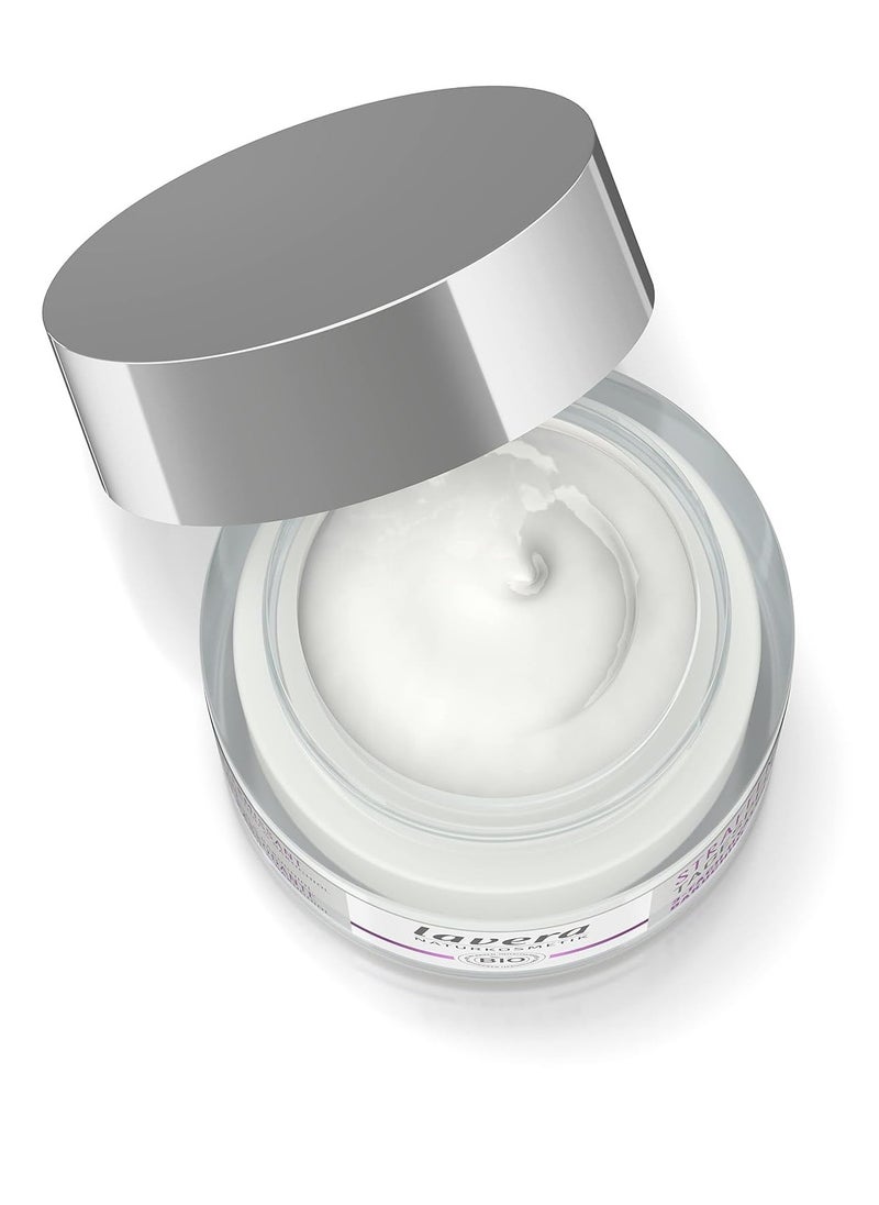 lavera - lavera Firming Day Care - Anti Aging Face Cream with Triple Hyaluron & Bakuchiol for Smooth Skin - Anti Wrinkle Face Cream - Face Moisturizer - PETA Certified - Vegan - Made in Germany - 1.7 Fl Oz - Image 1