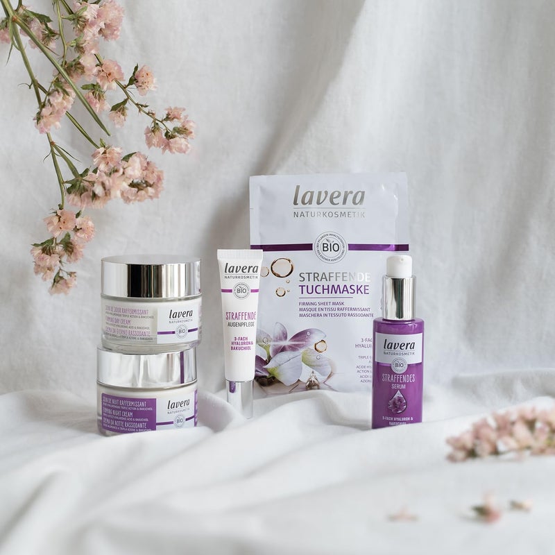 lavera Firming Day Care - Anti Aging Face Cream with Triple Hyaluron & Bakuchiol for Smooth Skin - Anti Wrinkle Face Cream - Face Moisturizer - PETA Certified - Vegan - Made in Germany - 1.7 Fl Oz - Image 4