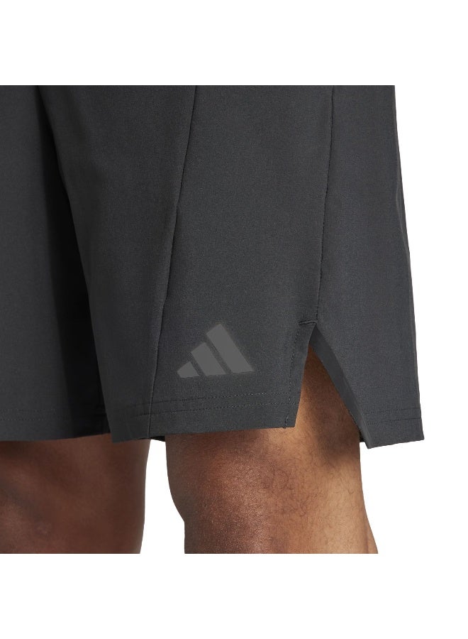 اديداس شورت تدريب قصير أسود للرجال مقاس  بطول  بوصات - Image 5