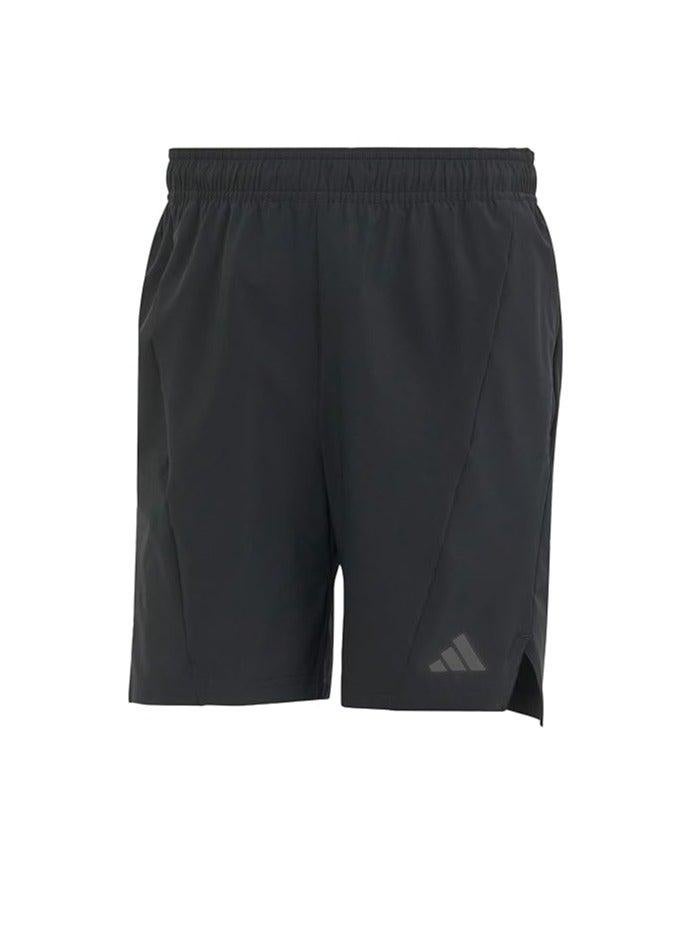 اديداس شورت تدريب قصير أسود للرجال مقاس  بطول  بوصات - Image 1