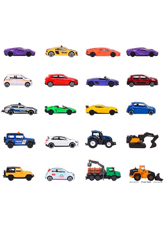 Majorette WOW 5 Pieces Die-Cast Set, 4 Assorted Styles, 5 Officially Licensed 1:64 Scale Metal Toy Vehicles, 7.5 cm Mini Cars with Free-Rolling Wheels, One Set Supplied, Ages 3+ - Image 2