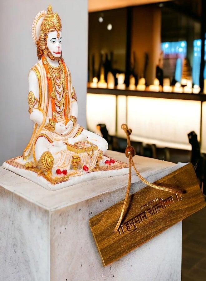 GLOW FIRST Cherished Chants: Poket Hanuman Chalisa Encased in Fine Woodwork for Gift Giving,Religious Ceremonies,Decorative Piece,Collector's Item,Community Offerings - Image 5