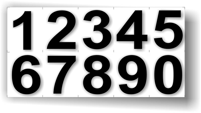 IMPRINT Big Number(6 x 7 CM Approx) Self Adhesive Labels, Pack of 100 - Image 4
