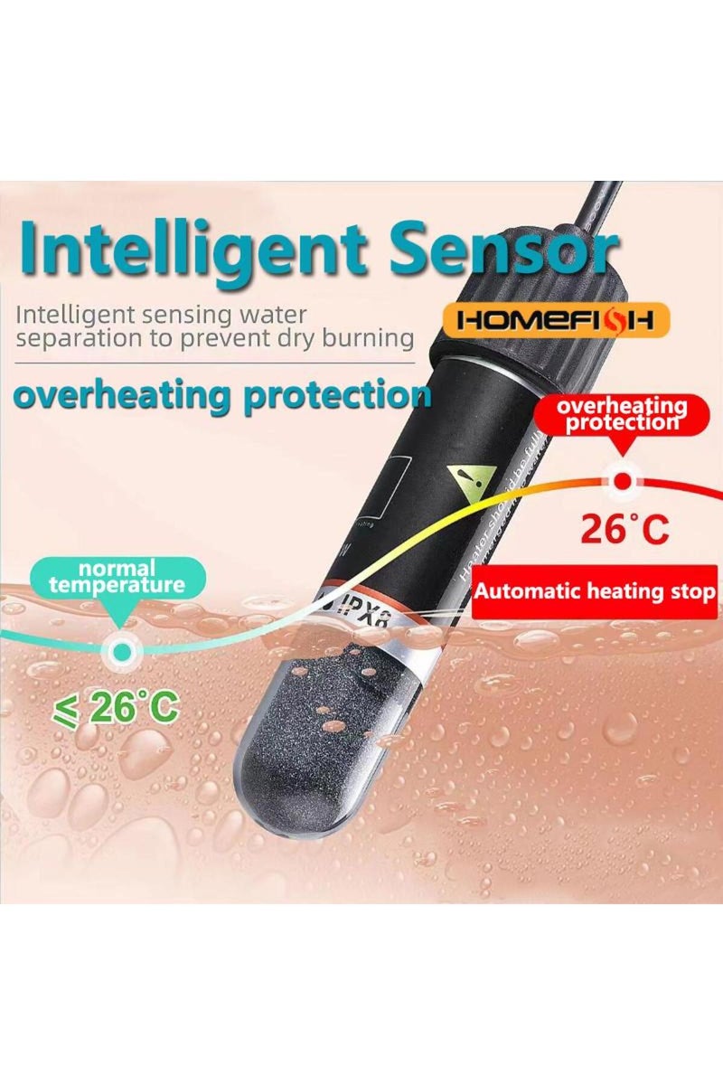 إيروريكس سخان حوض أسماك صغير يعمل بمنفذ USB، يحافظ على درجة حرارة ثابتة عند 26 درجة مئوية... - Image 3