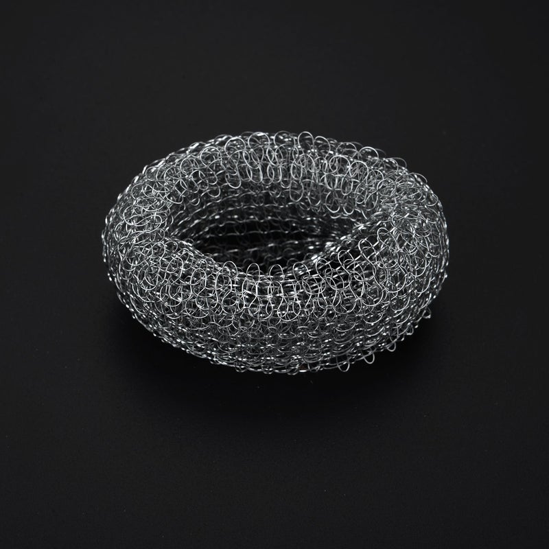 Shappy 20 Pieces Lint Traps Washing Machine Drain Hose Filter Stainless Steel Snare Laundry Mesh Washing Machine Lint Trap Catcher with 20 Pcs Pieces Cable Ties - Image 3