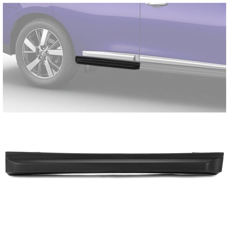 HECASA Lower Door Molding Compatible with 20132016 Nissan Pathfinder Replacement for 828709PF0A Textured Black PP Door Garnish Rear Right Passenger Side