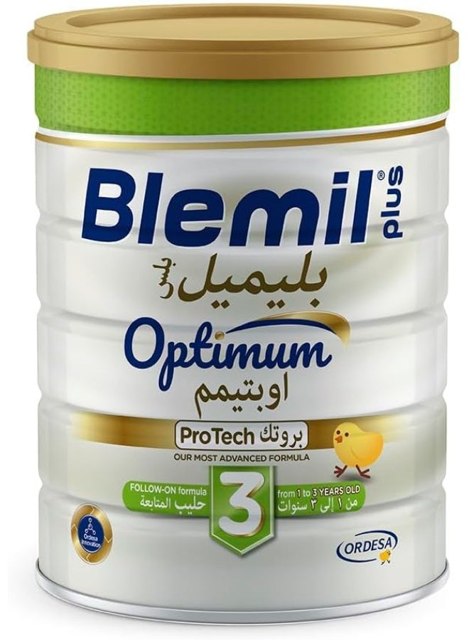 Blemil Plus 3 Optimum ProTech Most Advanced Nutritional Formula for Infant From 1-3 years - 800 g - Image 3
