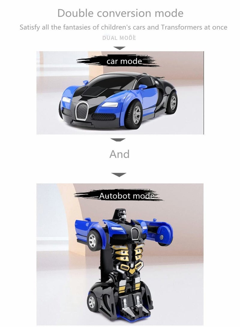 Y&D Cars Robot, Car And Robot Transformer Toy,Cars for Kids Toys Boys Girls Age of 6,7,8-16 Year Old Gifts One Button into - Image 5