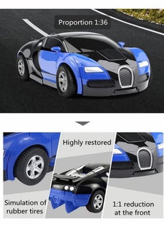 Y&D Cars Robot, Car And Robot Transformer Toy,Cars for Kids Toys Boys Girls Age of 6,7,8-16 Year Old Gifts One Button into  - Image 3