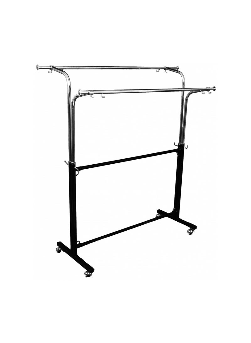 Adjustable Clothes Drying Stand Large Capacity With Wheels Heavy Duty Double Rail Extendable Rods - pzsku/ZCA354EB067273D7533D0Z/45/_/1695192127/31e1f254-1c3d-4ada-9002-6ca6edf6bc7a