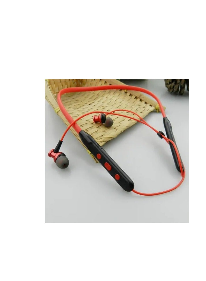 KIA Red Neckband Bluetooth Headphones, Bluetooth 5.0 Wireless Headphones 80Hrs Extra Long Playtime Stereo Bass in-Ear Headsets with Mic, IPX6 Waterproof Earbuds, Neckband Earphones for Sport, Business - Image 2