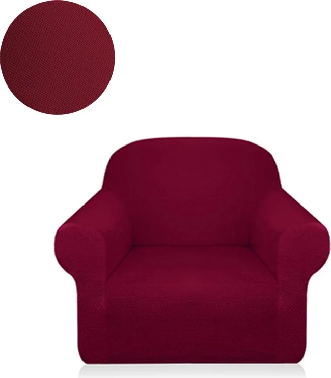 Elgeyar High Flexible Lycra Fabric Honeycomb Pattern Tek Seat Sofa, Armchair Cover, Elastic,
