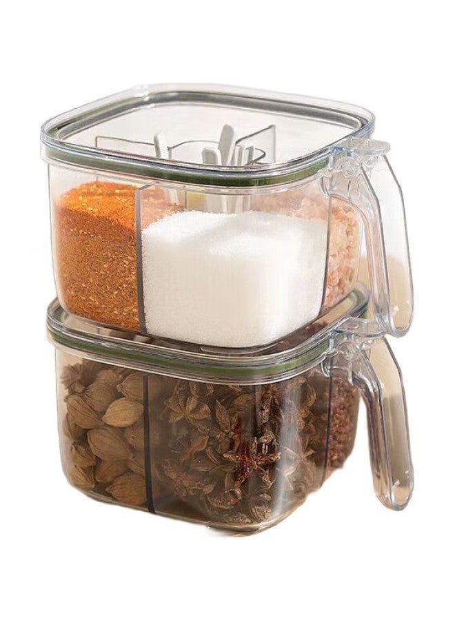 Mengting Seasoning Container, Spice Bottle, Condiment Jar, Salt Shaker, All-In Multifunctional Storage Spice Box, 4581 - Image 2