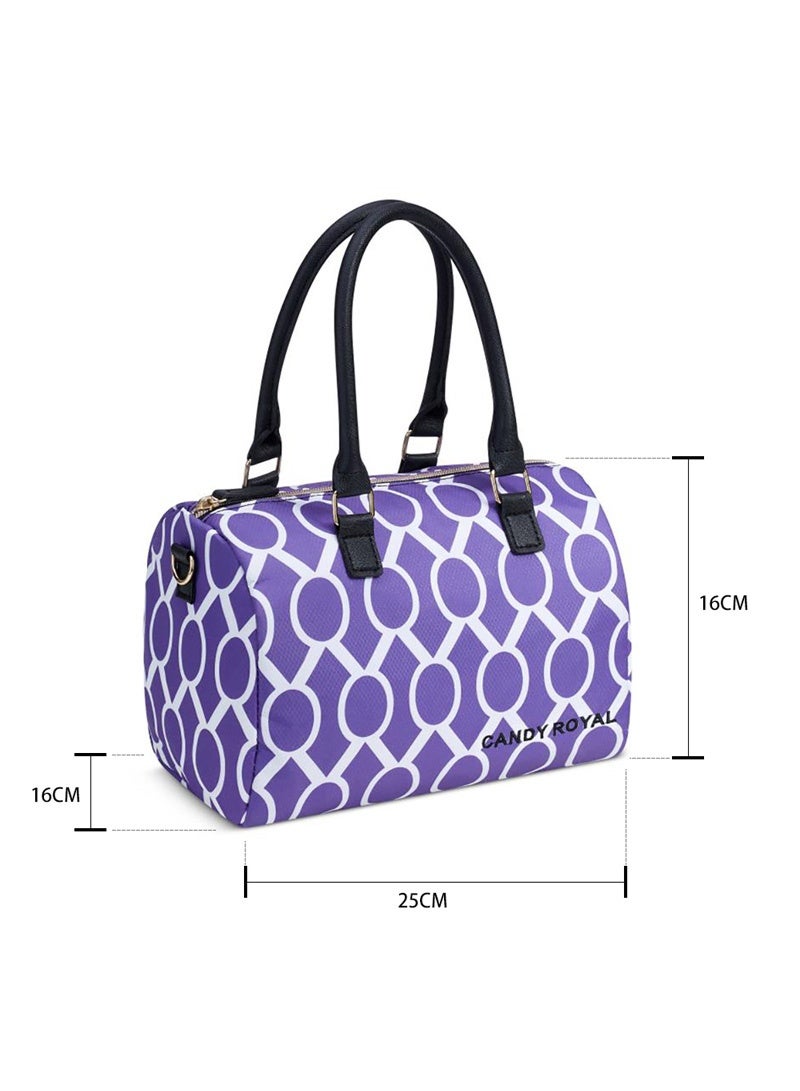 CANDY ROYAL Simple Handbag, Convenient Shoulder Bag, Makeup Storage Bag, Hand-Held Shoulder Messenger Bag 25*16*16cm  - Image 3