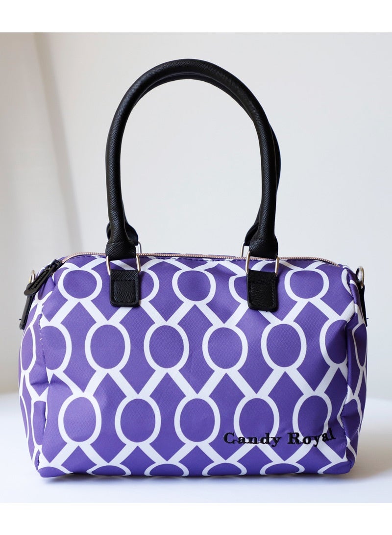 CANDY ROYAL Simple Handbag, Convenient Shoulder Bag, Makeup Storage Bag, Hand-Held Shoulder Messenger Bag 25*16*16cm  - Image 2