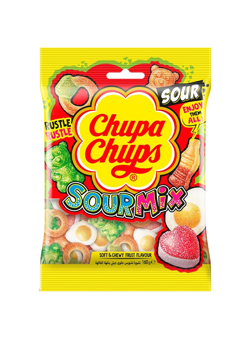 Chupa Chups Sour Mix Fruit Gummy Jelly Candy - Image 1