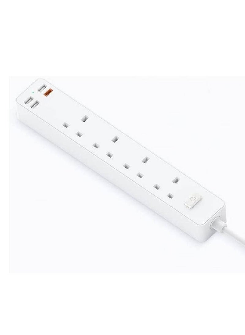موصل الطاقة PD20W USB-CX1 Plus USB-AX3 بطول 3 متر - أبيض - Image 2