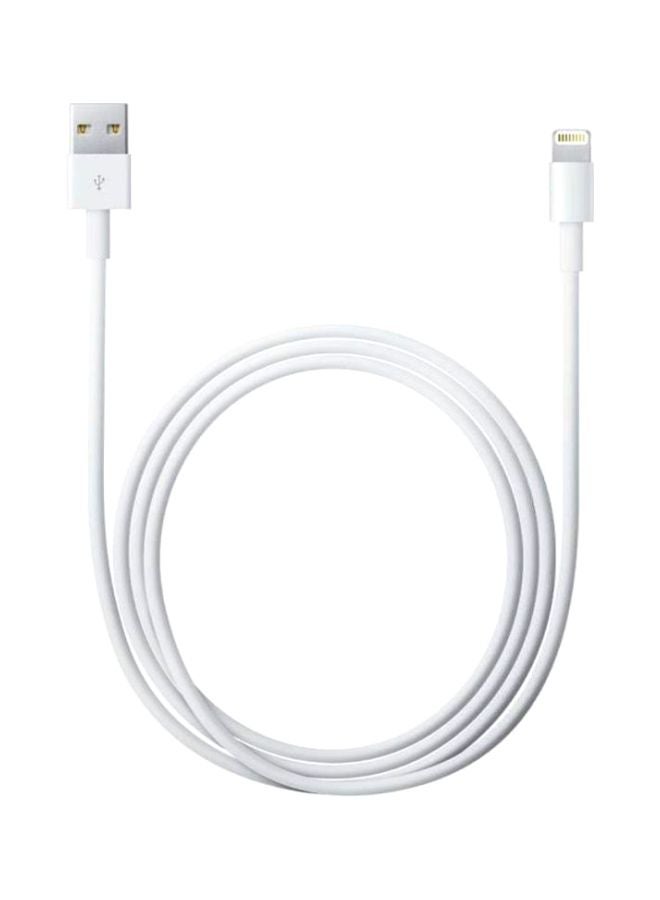 Apple Lightning To USB Charging Cable 2M White - Image 1