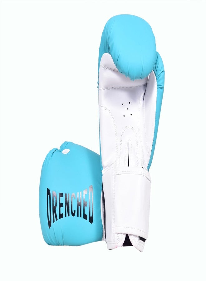 DRENCHED Boxing Gloves with Molded Padding Foam 10Oz| Boxing Training Gloves, Kickboxing Gloves, Heavy Bag Workout Gloves for Boxing, Kickboxing, Muay Thai, MMA (10Oz, Turquoise) - Image 2