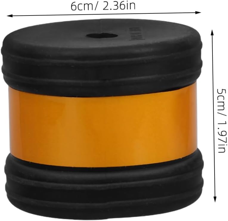 Cabilock 6 Pcs Durable Rubber Scaffolding Pipe Caps 48mm Black Protective Covers - Image 3