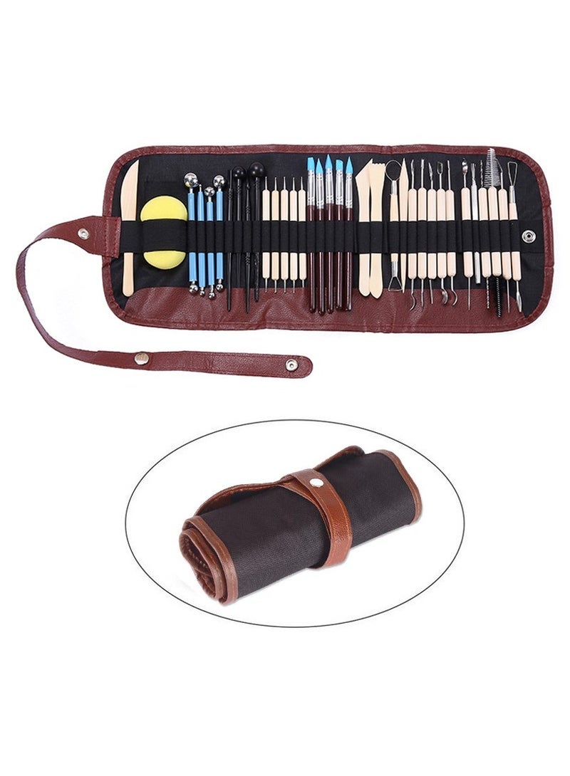 general 36-Piece Polymer Clay Tools Set Complete Pottery Sculpting Modeling Tools for DIY Clay Art Ceramic and Handmade Crafts - Image 1