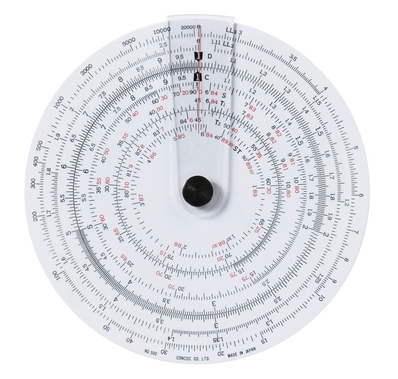 Concise 100829 Ruler Circular Calculator 300 - Image 2