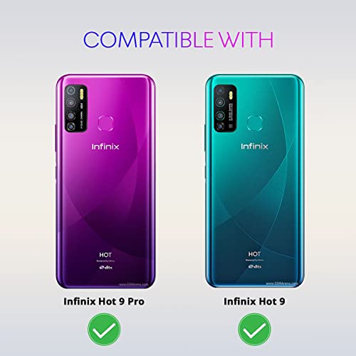 LIRAMARK Silicone Soft Back Cover Case for Infinix Hot 9 / Hot 9 Pro (Blue) - Image 2