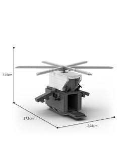 Y&D Skibidi Toilet Man Toy Building Blocks 345 PCS Helicopter Toy Ideas Toys Battle Horror Game Model Ideas Toys Gifts for Adult & Kids 