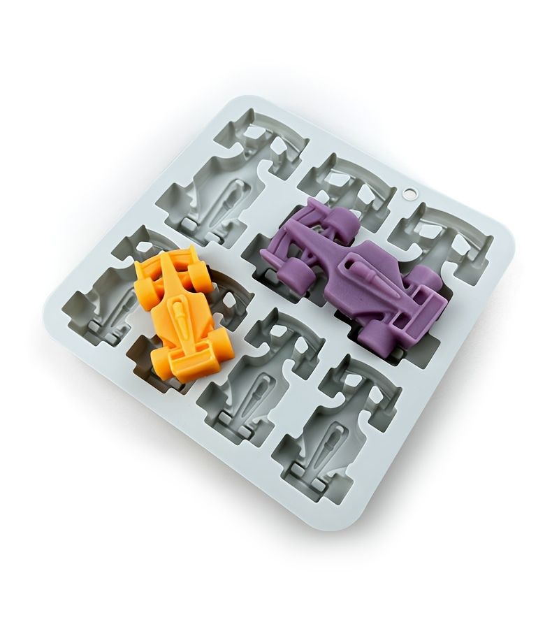 2Pcs Silicone Car Chocolate Mold Non-Stick for Candy Jelly Pudding Cake Decor - Image 5