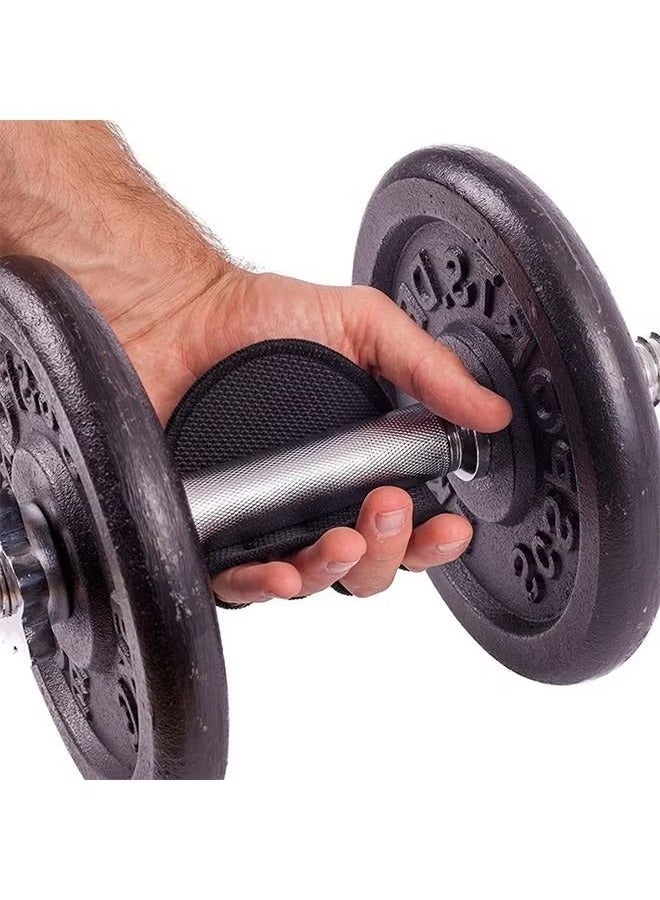 Generic Neoprene Grip Pads Lifting Grips, Gym Workout Gloves with 4 Fingers，Weightlifting Calisthenics Powerlifting Gym Gloves  - Image 3