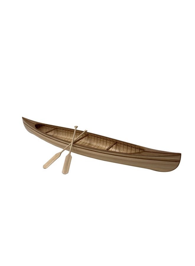Model Expo Midwest 982 - Peterboro Canoe 1:12 - Wooden Boat Building Kit for Adults 15.75" Long - DIY Woodcraft Self Assembly -Wood Starter Kit - Image 1