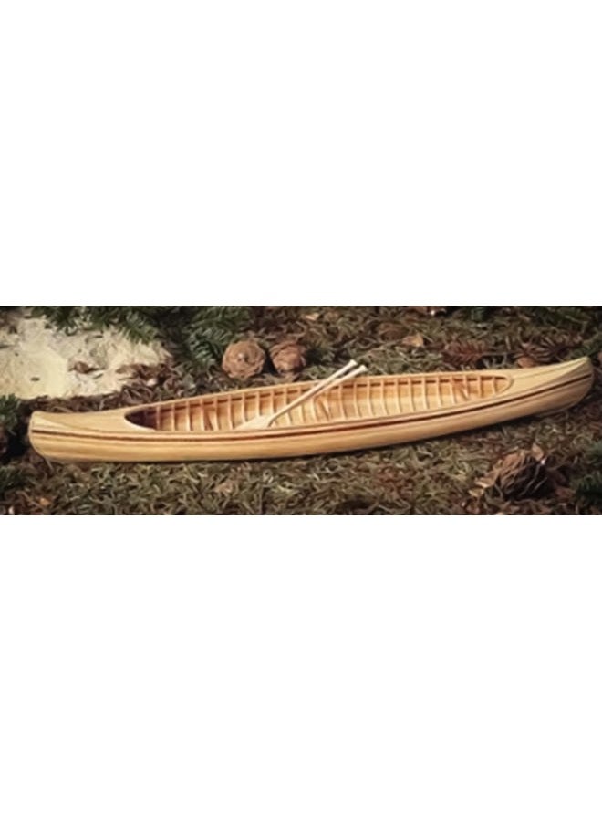 Model Expo Midwest 982 - Peterboro Canoe 1:12 - Wooden Boat Building Kit for Adults 15.75" Long - DIY Woodcraft Self Assembly -Wood Starter Kit - Image 3